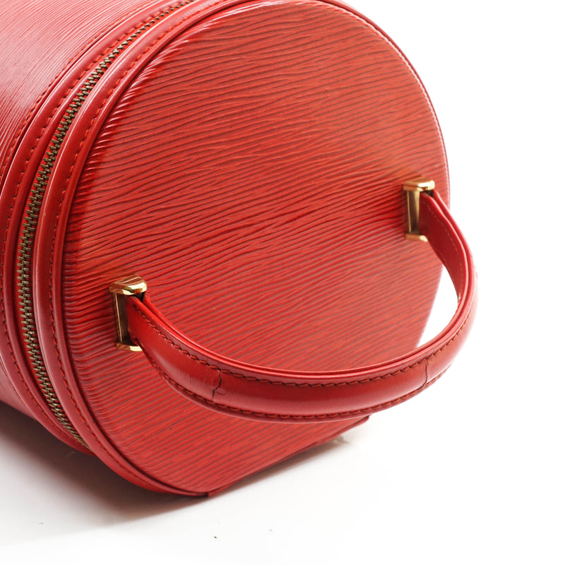 Sold Louis Vuitton Epi Red Cannes Vintage Bag Good Condition