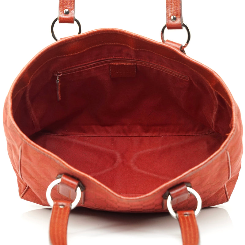 Gucci Shoulder Bag Red Canvas