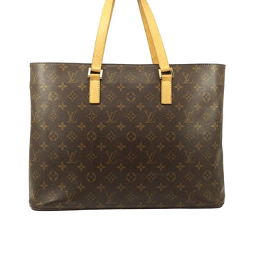 Pre-loved authentic Louis Vuitton Luco Tote Bag Brown sale at jebwa