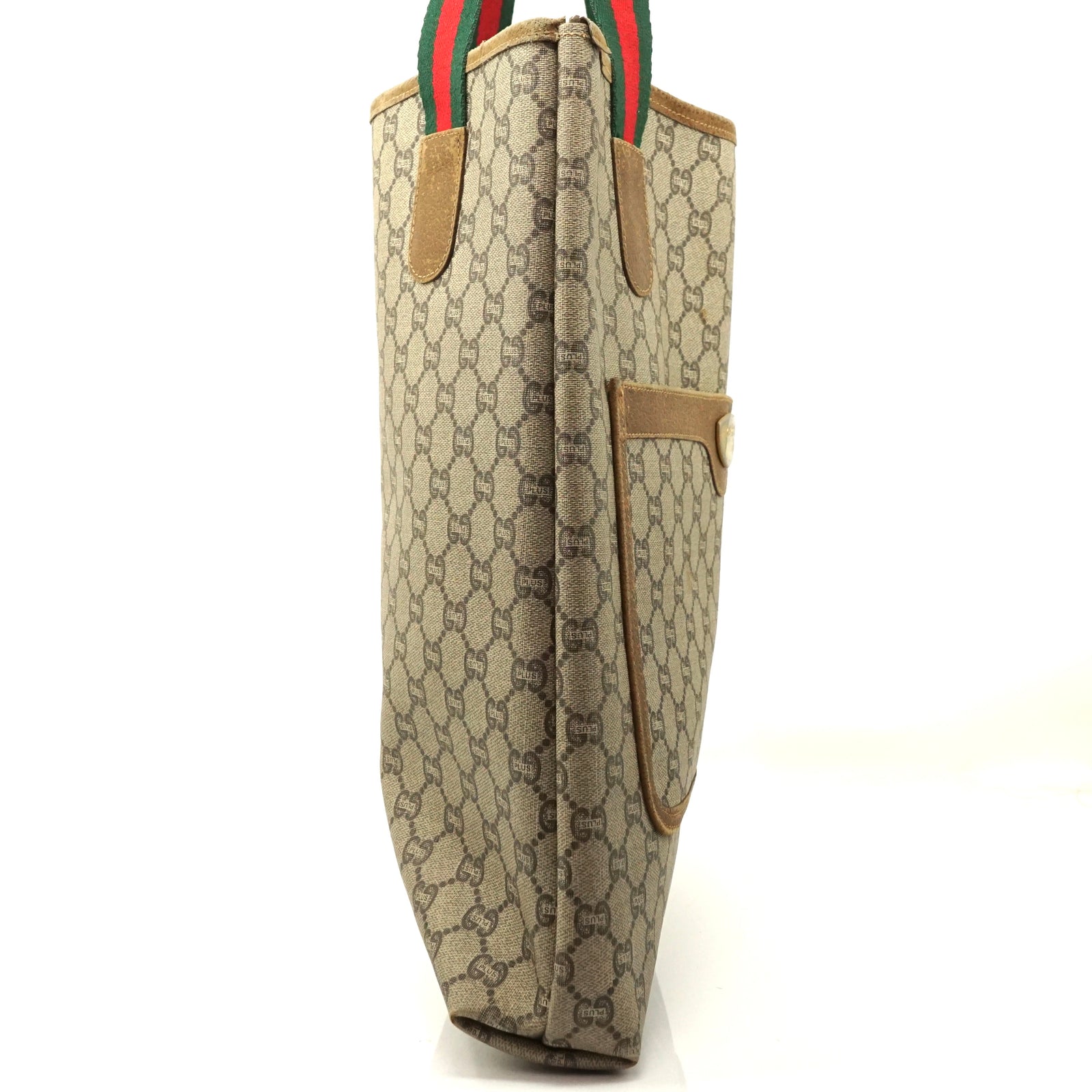 バッグ GUCCI GG PATTERN CANVAS TOTE HAND BAG GUCCI Women Large Canvas Tote Bag GG 2011 | eBay