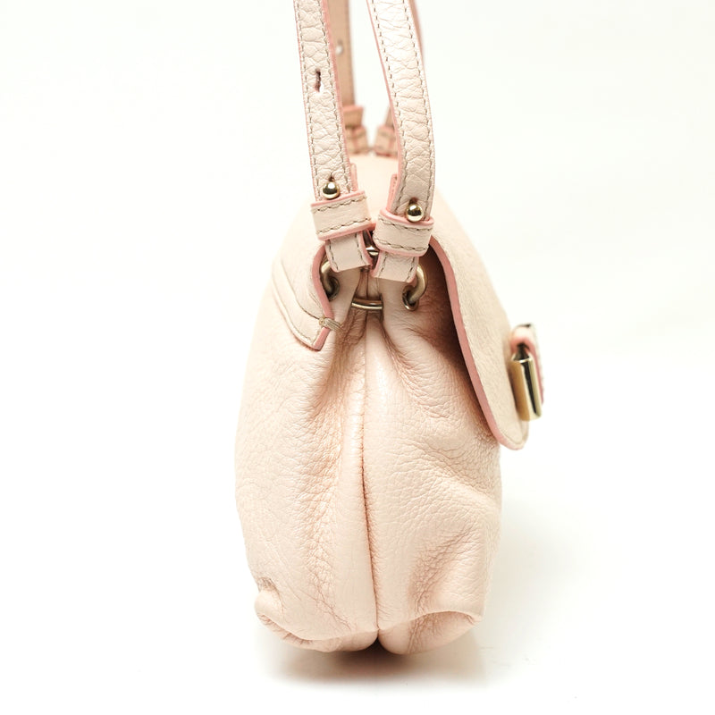 Pre-loved authentic Chloe Ribbon Hand Bag Leather Pink sale at jebwa.