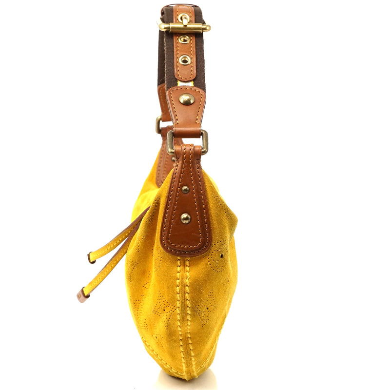 Louis Vuitton, Bags, Louis Vuitton Onatah Gm Yellow Suede Hobo Bag