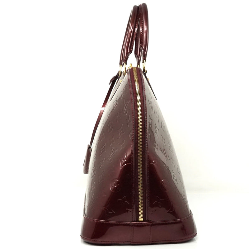 Pre-loved authentic Louis Vuitton Alma Gm Bordeaux Hand sale at jebwa