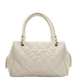 Pre-loved authentic Chanel Shoulder Bag White Leather sale at jebwa.