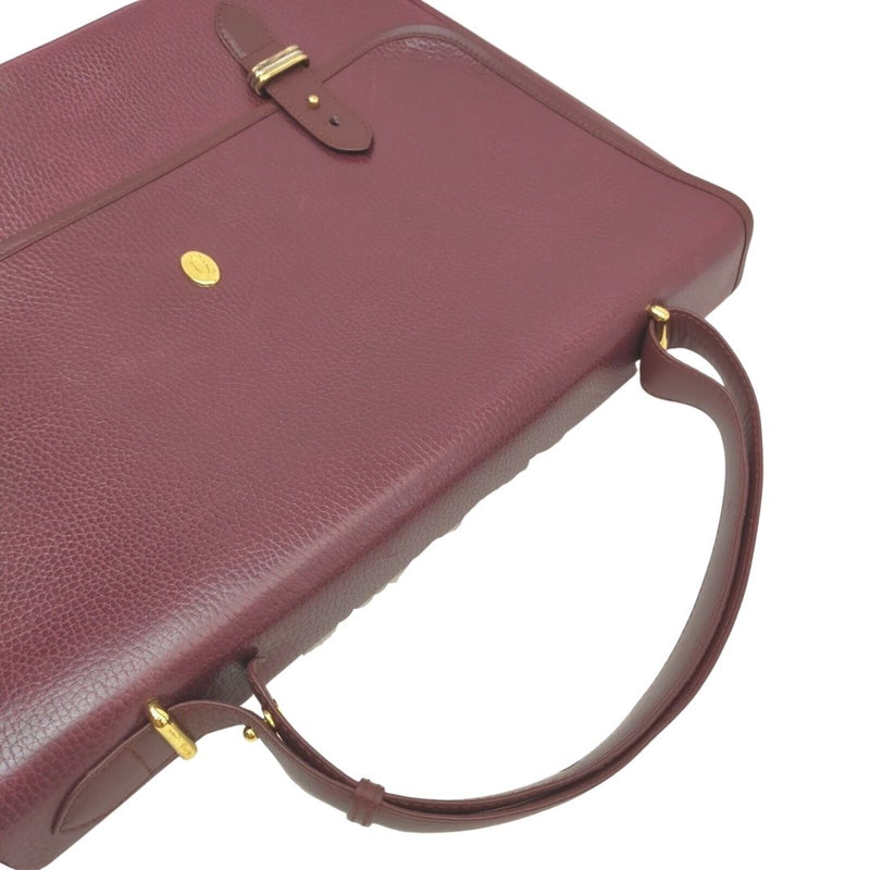 Cartier Laptop Bag Bordeaux Leather