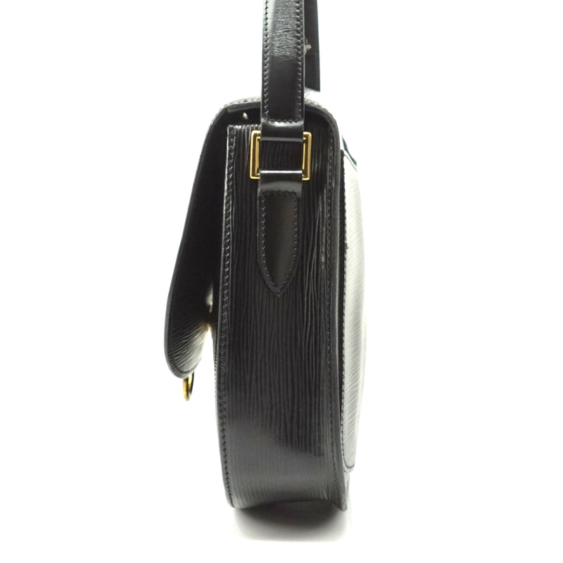 Pre-loved authentic Louis Vuitton Saint Cloud Epi Black sale at jebwa