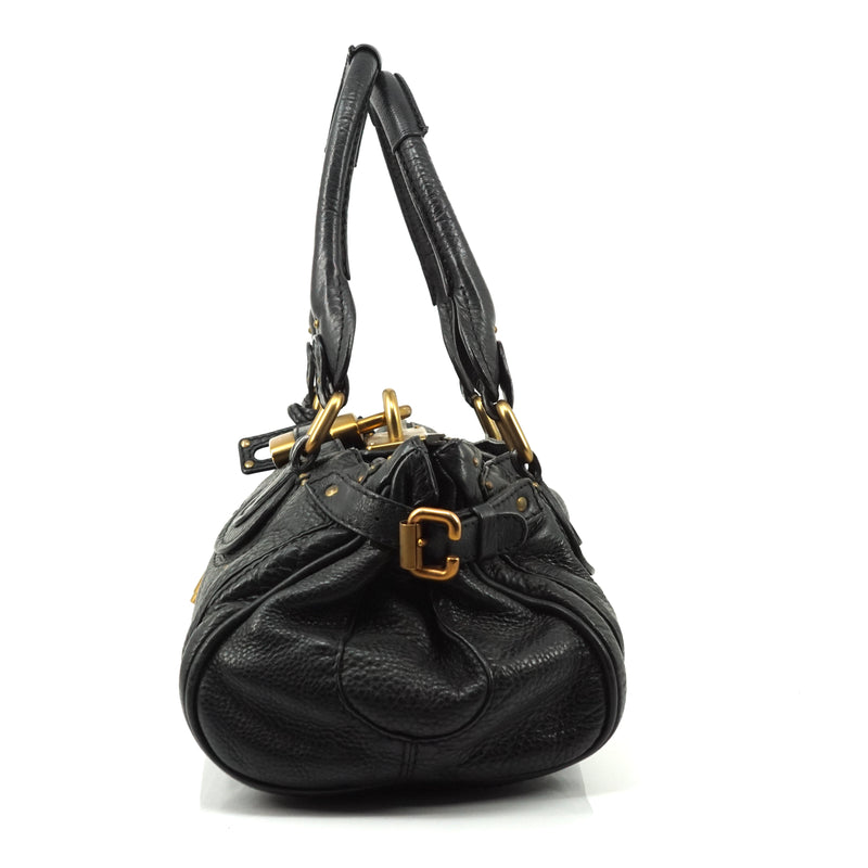 Pre-loved authentic Chloe Paddington Hand Bag Black sale at jebwa.