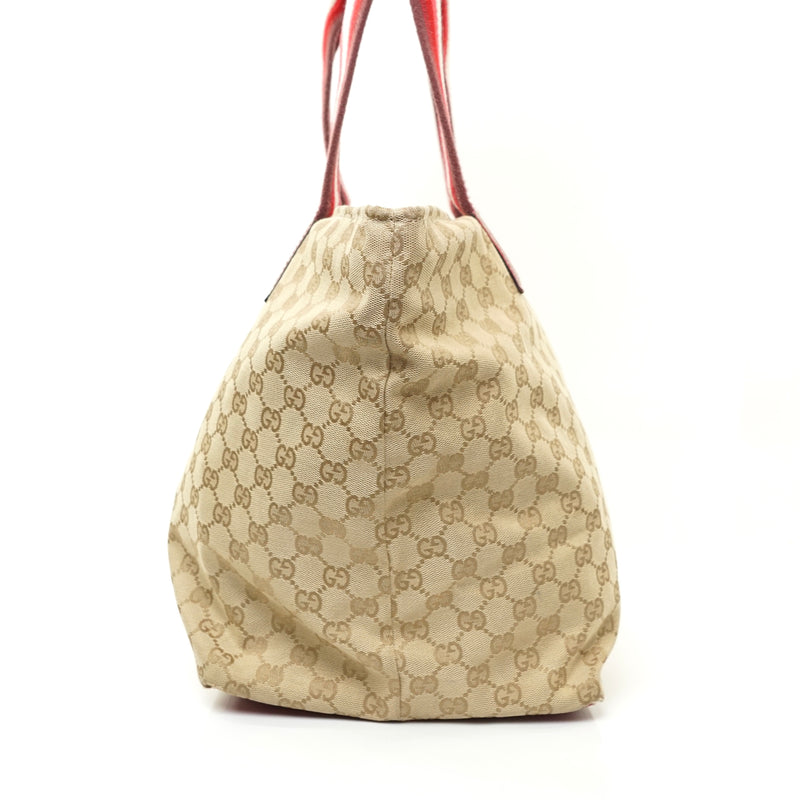 Pre-loved authentic Gucci Tote Bag Beige Canvas sale at jebwa.