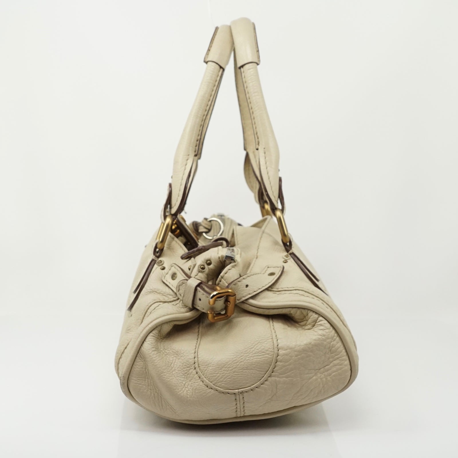 Chloe Paddington Shoulder Bag Cream