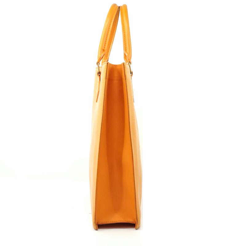 LOUIS VUITTON Sac Plat PM Hand Bag Epi Leather Orange France