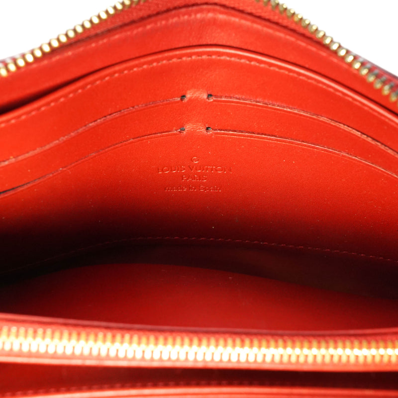 Louis Vuitton Zippy Wallet Red