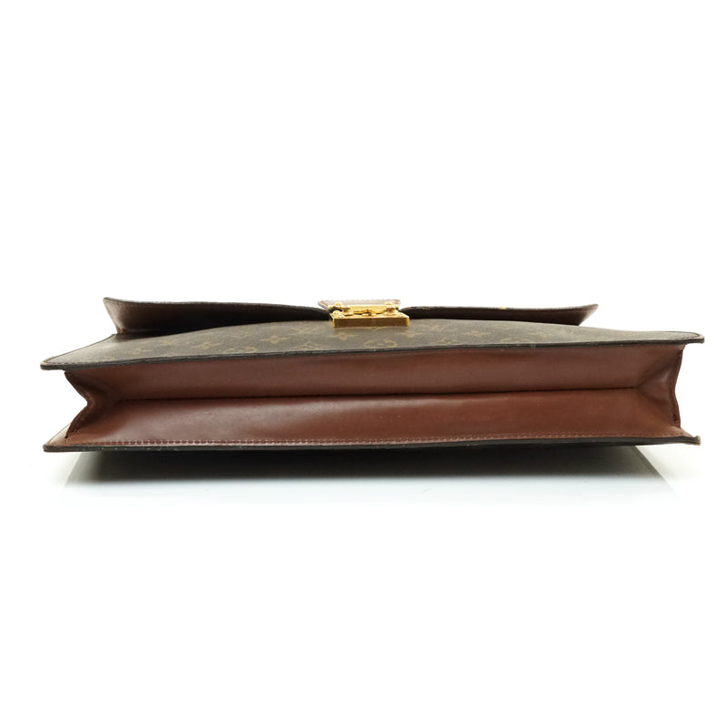 Louis Vuitton Monogram Serviette Conseiller Briefcase - Brown Briefcases,  Bags - LOU771793