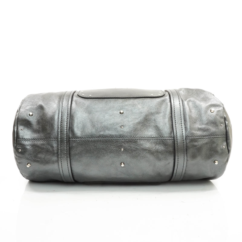 Chloe Paddington Boston Bag Silver