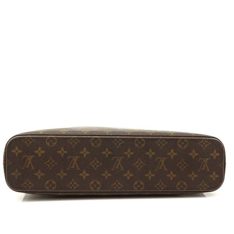 Louis+Vuitton+Luco+Tote+Brown+Leather for sale online