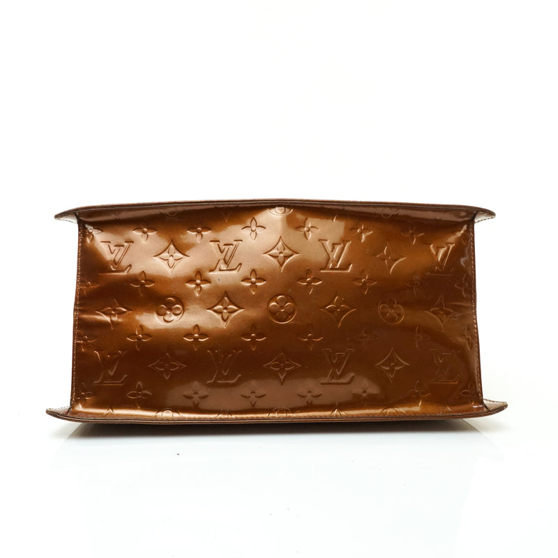 Authentic Louis Vuitton Vernis Forsyth Bronze M91113 Hand bag