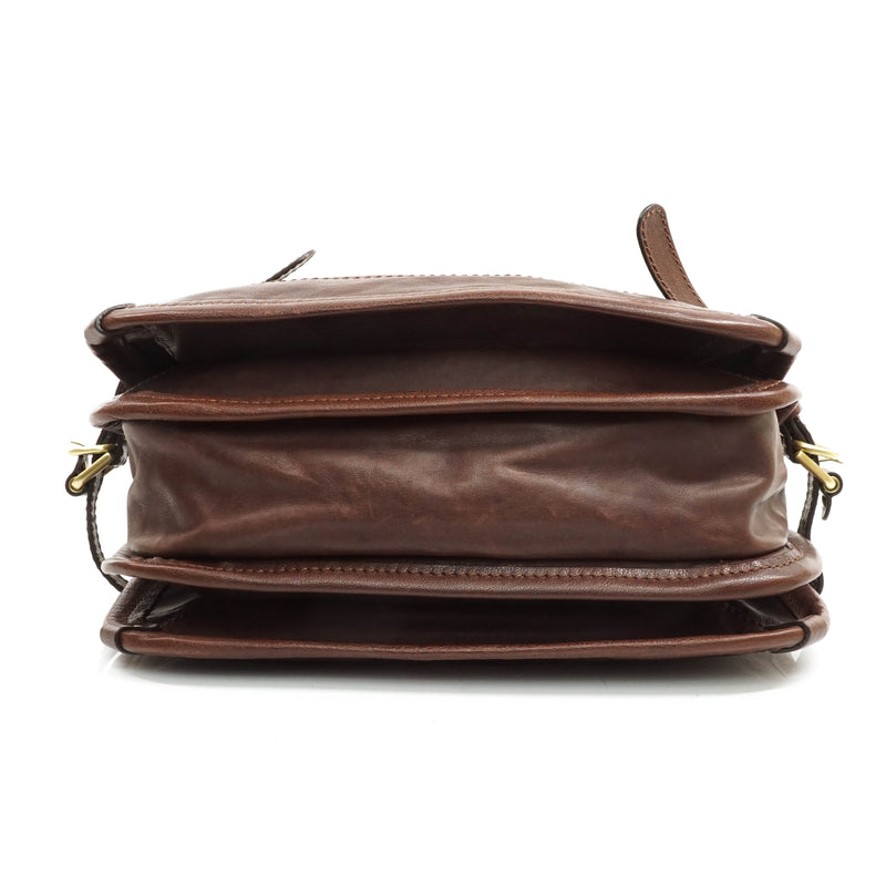 Chloe Hand Bag Leather Brown