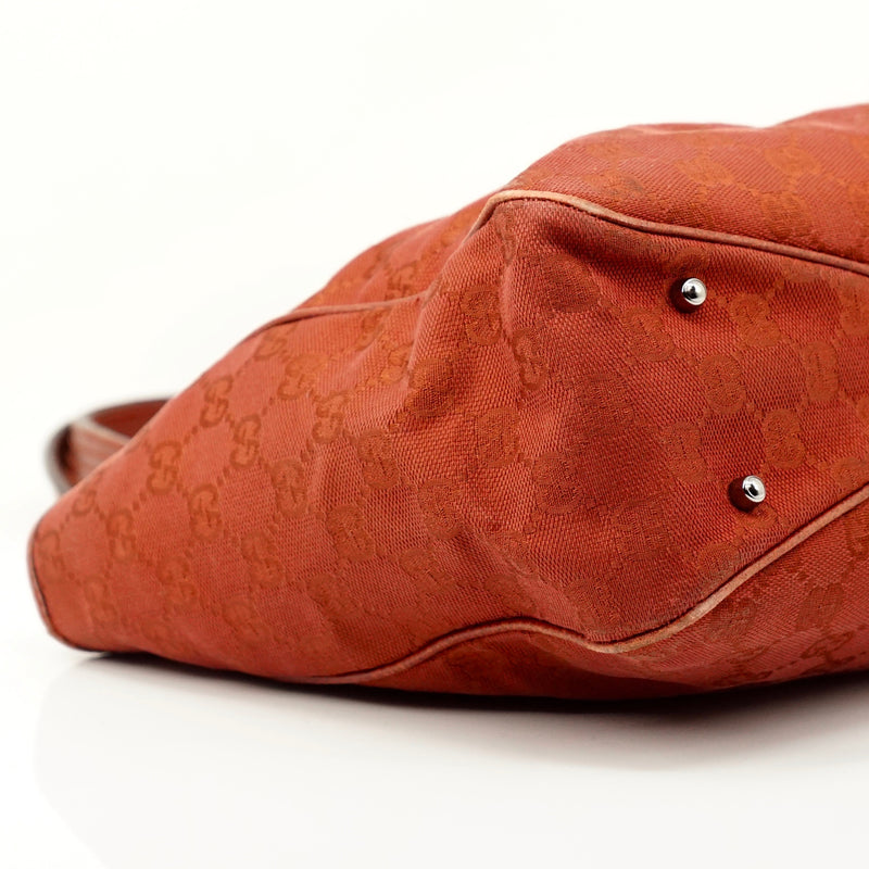 Gucci Shoulder Bag Red Canvas