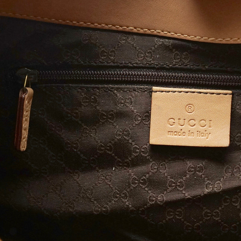 Gucci Light Brown Leather Hand Bag
