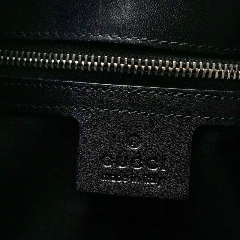 Pre-loved authentic Gucci Black Canvas Tote Hand Bag sale at jebwa