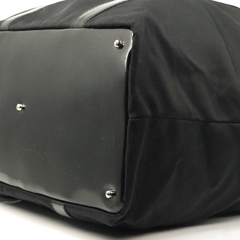 Gucci Tote Bag Black Nylon Large