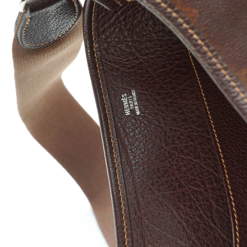 Hermes Hobos Bag Brown Leather