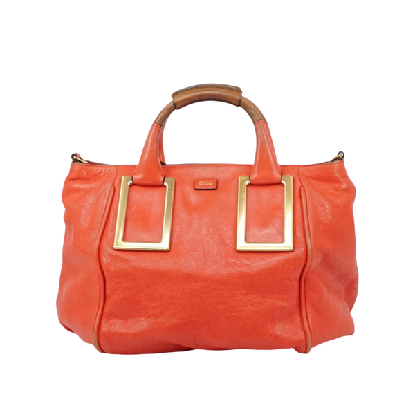 Pre-loved authentic Chloe Red Leather Crossbody Bag sale at jebwa