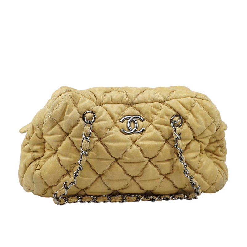 Pre-loved authentic Chanel Beige Leather sale at jebwa