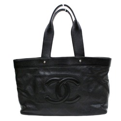Chanel Tote Bag Coco Mark Black