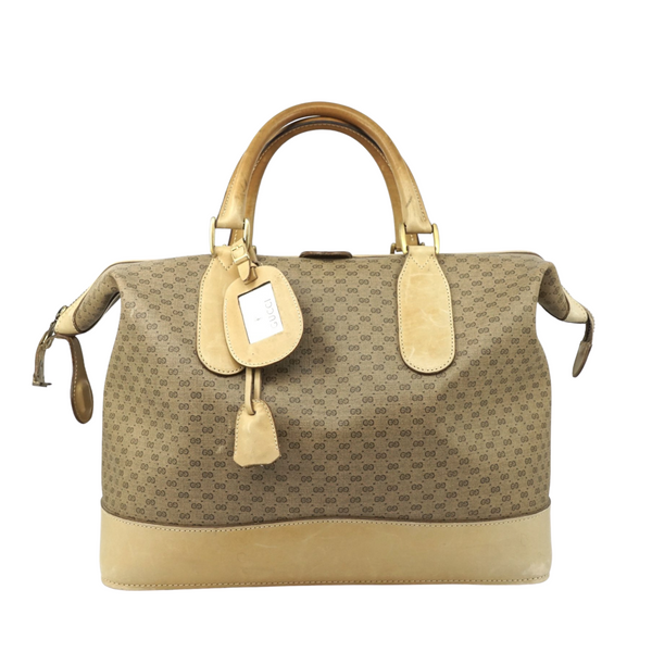 Pre-loved authentic Gucci Gg Pattern Boston Travel Bag sale at jebwa