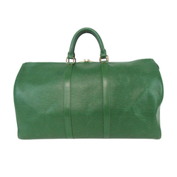 Pre-loved authentic Louis Vuitton Keepall 50 Epi Green sale at jebwa