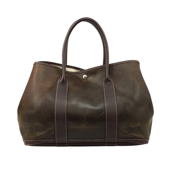 Hermes Garden Party Tote Bag Brown