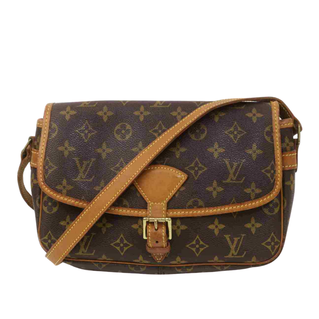 Sologne leather crossbody bag Louis Vuitton Brown in Leather - 31571050