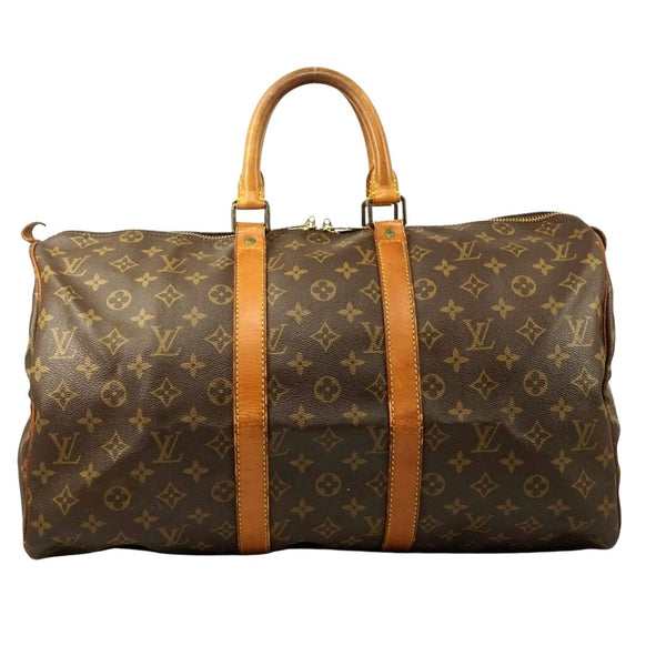 Pre-loved authentic Louis Vuitton Keepall 45 Boston sale at jebwa