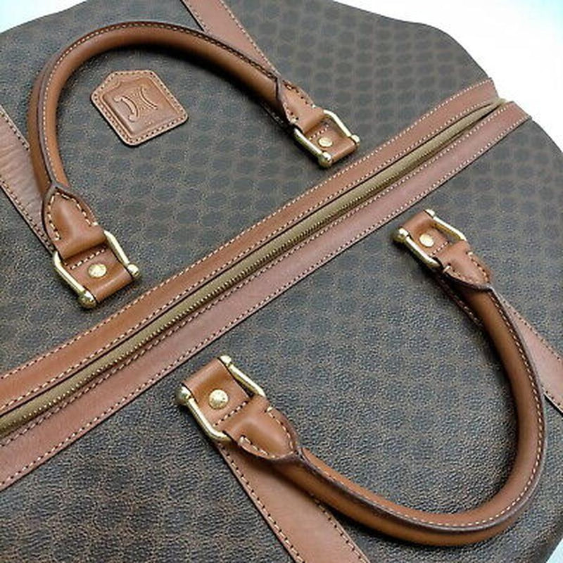 Celine Travel Bag Brown Leather