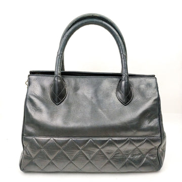 Chanel Hand Bag Black Lamb Skin