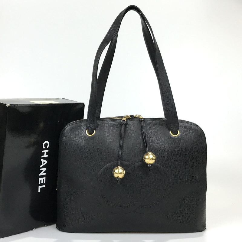 Chanel Coco Mark Black Bag Handbag