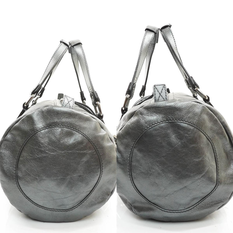 Chloe Paddington Boston Bag Silver