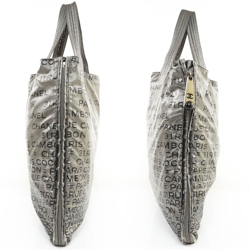 Chanel Tote Bag Nylon Metallic