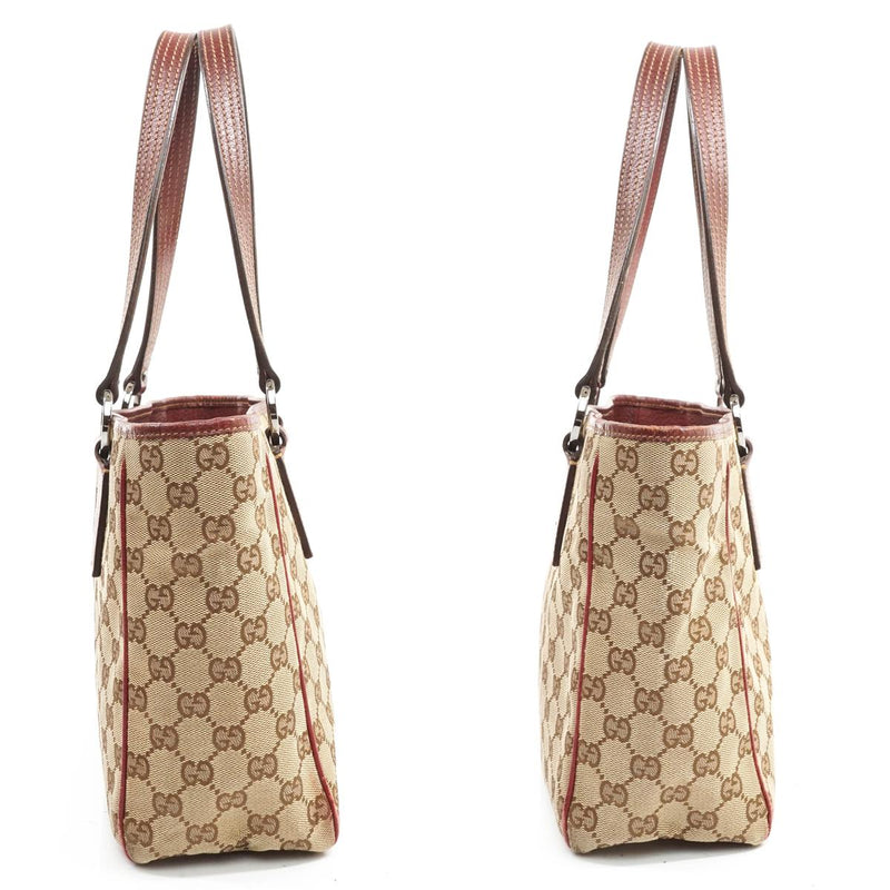 Gucci Tote Bag Brown Canvas