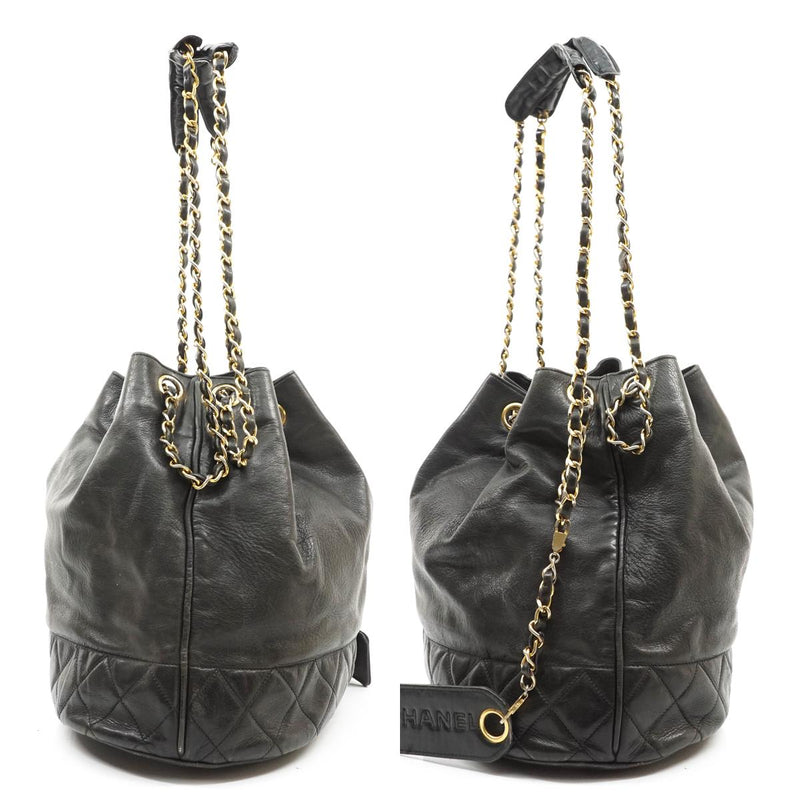 Chanel Crossbody Bag Black Calf