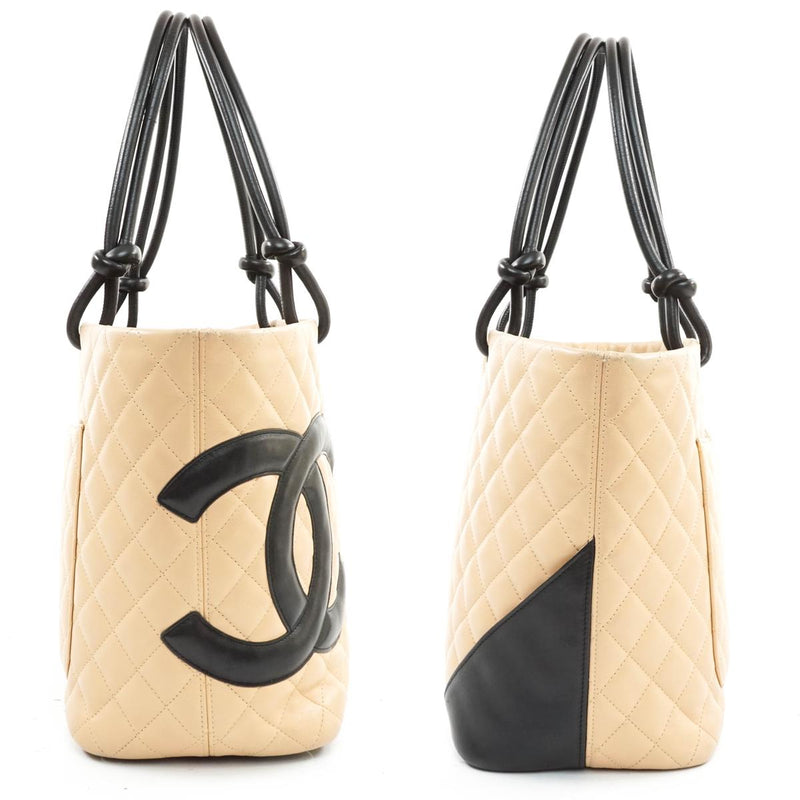 Chanel Cambon Tote Bag Leather