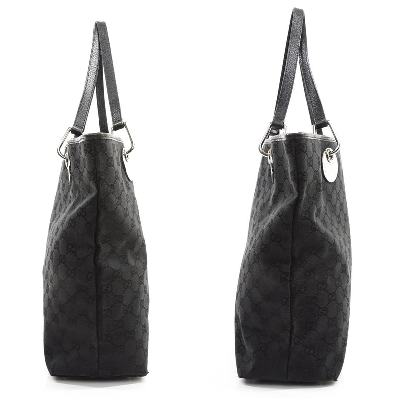 Gucci Tote Bag Canvas Black