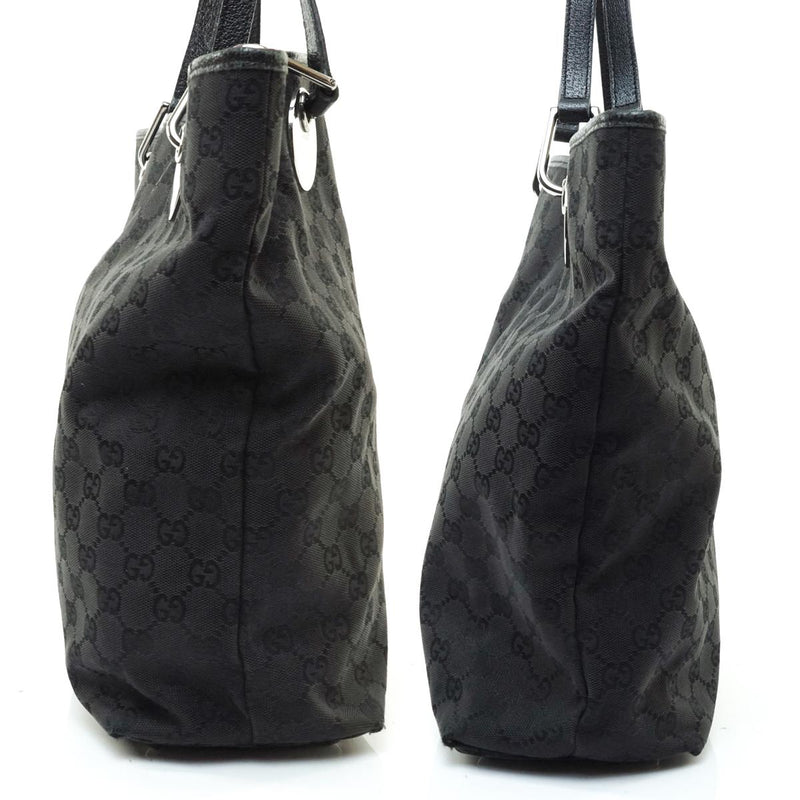 Gucci Tote Bag Black Canvas