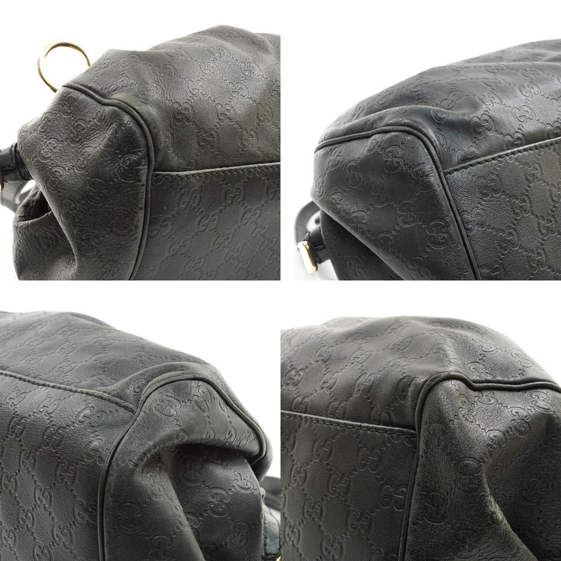 Gucci Guccissima Hand Bag Black