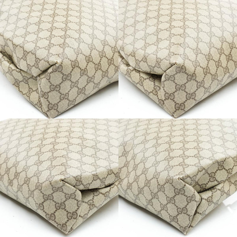 Gucci Tote Bag Brown Coated Canvas