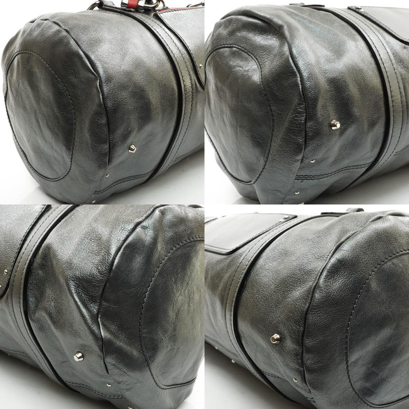 Chloe Paddington Boston Bag Silver