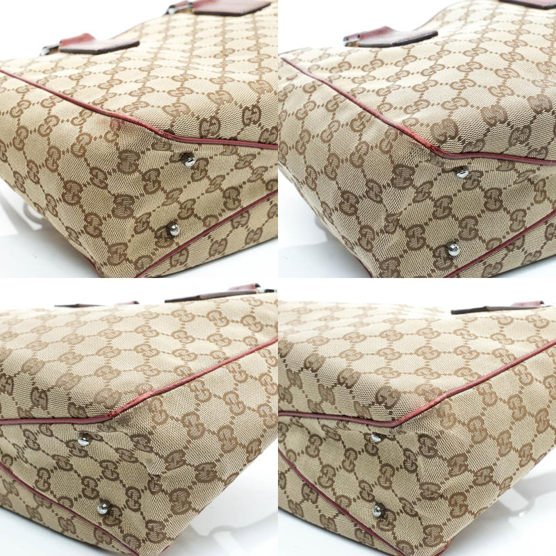 Gucci Tote Bag Brown Canvas