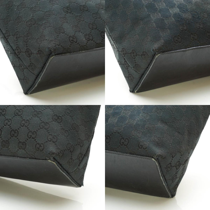 Gucci Gg Tote Bag Canvas Black