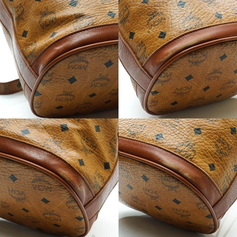 Mcm Drawstring Shoulder Bag Leather