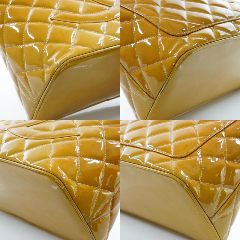 Chanel Hand Bag Enamel Yellow